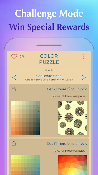 Скачать взлом Color Puzzle:Offline Hue Games на Андроид — Без рекламы и все уровни открыты — скриншот 5 Скачать взлом Color Puzzle:Offline Hue Games на Андроид — Без рекламы и все уровни открыты — скриншот 5