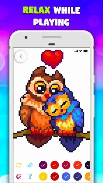 Скачать Pixel Art book・Color by number — Модификация Бесконечные краски и все рисунки открыты — скриншот 3