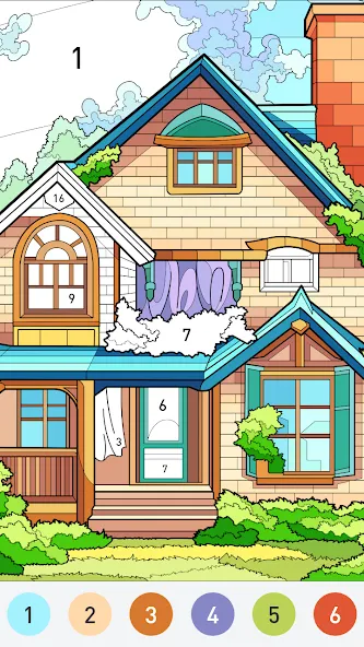 Скачать Color Now - color by number — Модификация Без рекламы и все цвета открыты — скриншот 4