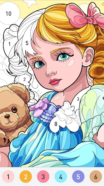 Скачать Color Now - color by number — Модификация Без рекламы и все цвета открыты — скриншот 5