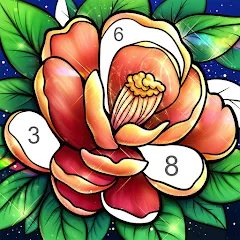 Скачать Color Now - color by number — Модификация Без рекламы и все цвета открыты