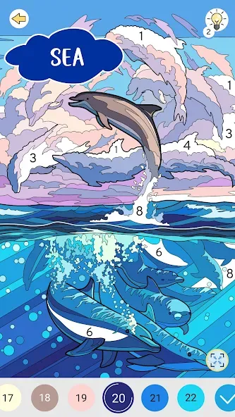 Скачать Color by Number: Coloring Book (Мод: Без рекламы и всё разблокировано) на Андроид — скриншот 3