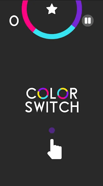 Скачать Color Switch: Endless Play Fun на телефон — Безлимитные жизни и разблокированная игра — скриншот 1