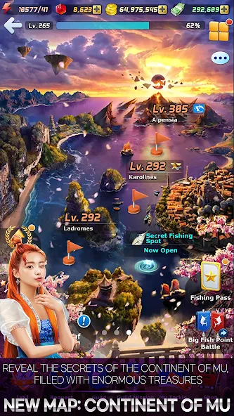 Скачать Ace Fishing: Wild Catch на Андроид — Безлимитные деньги и редкие снасти — скриншот 2