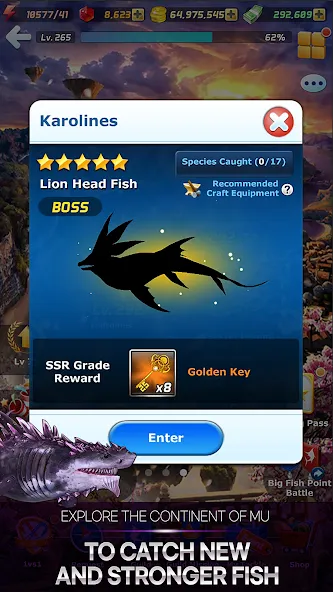 Скачать Ace Fishing: Wild Catch на Андроид — Безлимитные деньги и редкие снасти — скриншот 3