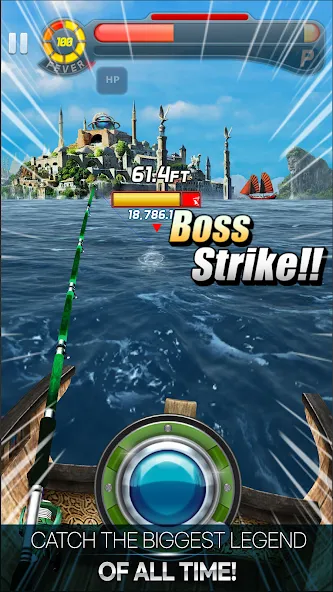 Скачать Ace Fishing: Wild Catch на Андроид — Безлимитные деньги и редкие снасти — скриншот 4
