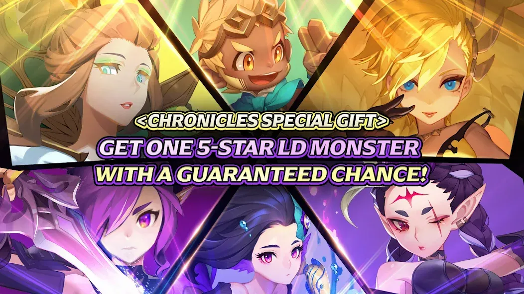 Summoners War: Chronicles MOD — Безлимитные ресурсы и усиленные персонажи на Андроид — скриншот 1
