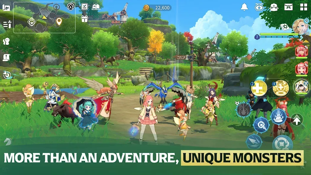 Summoners War: Chronicles MOD — Безлимитные ресурсы и усиленные персонажи на Андроид — скриншот 4