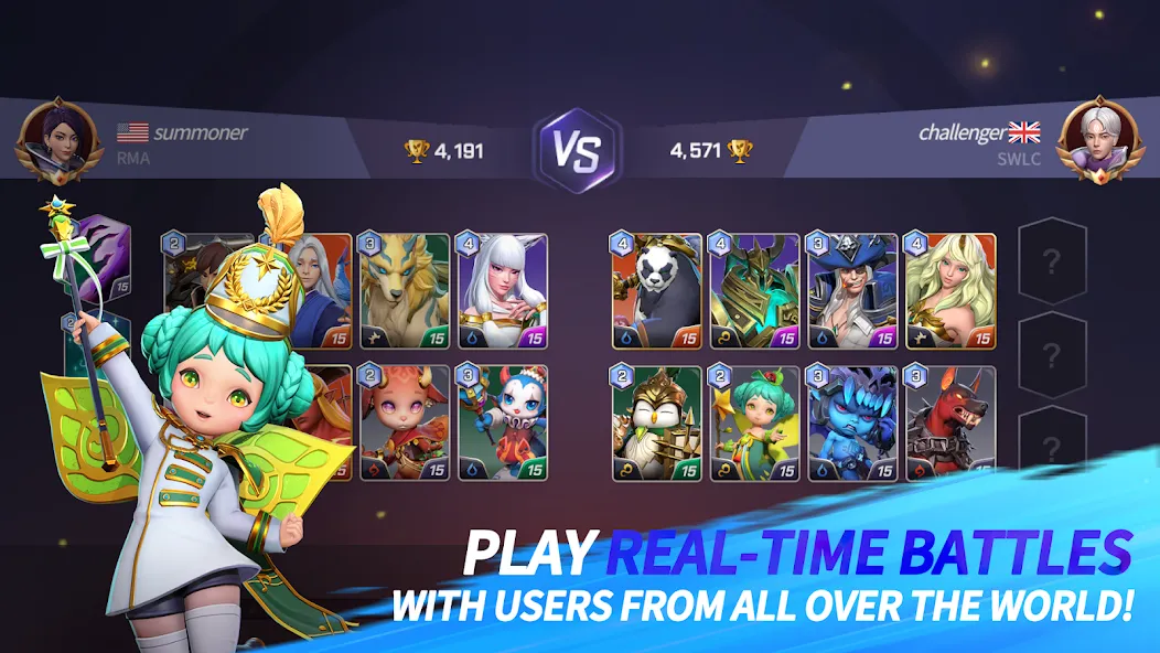 Скачать Summoners War: Lost Centuria на Андроид — Безлимитные ресурсы и усиленные герои — скриншот 2