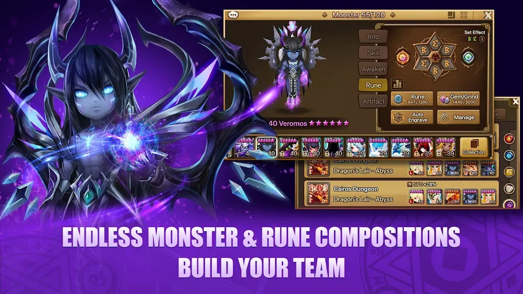 Взломанная Summoners War на Андроид — Безлимитные ресурсы и мощные монстры — скриншот 3