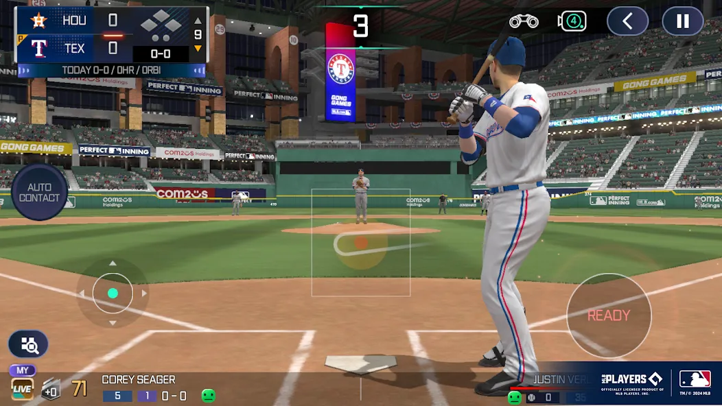 MLB Perfect Inning 24 MOD APK на Android — Безлимитные деньги и усиленные игроки — скриншот 2