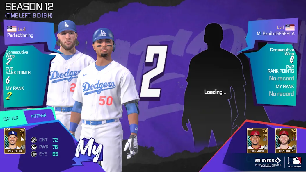 MLB Perfect Inning 24 MOD APK на Android — Безлимитные деньги и усиленные игроки — скриншот 4