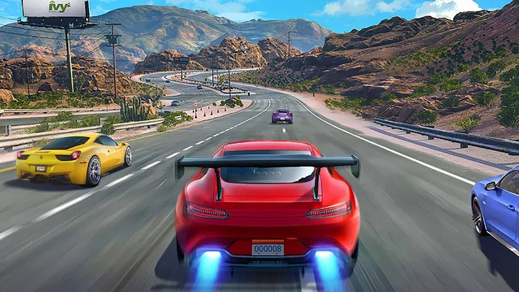 Скачать Street Racing 3D — Модификация Безлимитные деньги и премиум-автомобили — скриншот 2