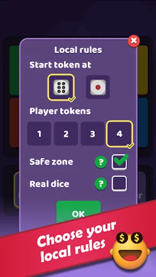 Ludo — Мод: Безлимитные монеты и всё открыто — скриншот 5