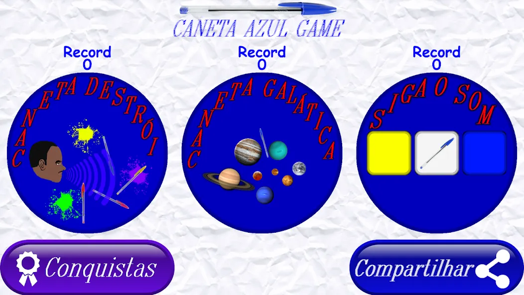 Скачать Caneta azul — Последняя версия (Бесконечные чернила и новые уровни) — скриншот 5 Скачать Caneta azul — Последняя версия (Бесконечные чернила и новые уровни) — скриншот 5