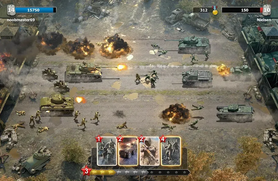Скачать Trench Assault на Андроид — Безлимитные монеты и открыты уровни — скриншот 2