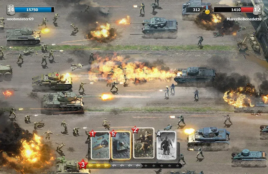 Скачать Trench Assault на Андроид — Безлимитные монеты и открыты уровни — скриншот 3