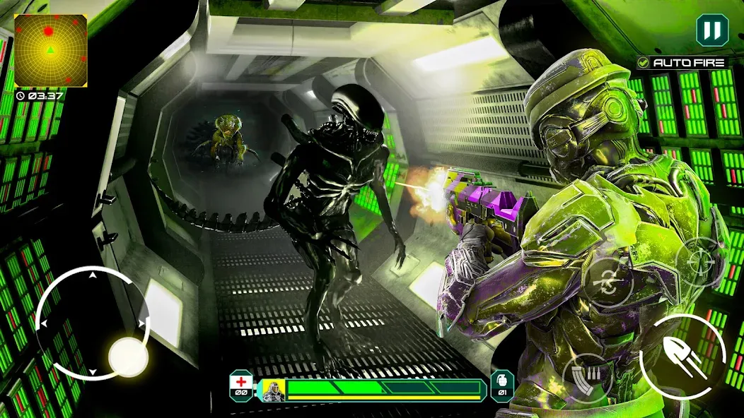 Скачать Alien - Dead Space Alien Games — Безлимитные ресурсы и оружие — скриншот 1