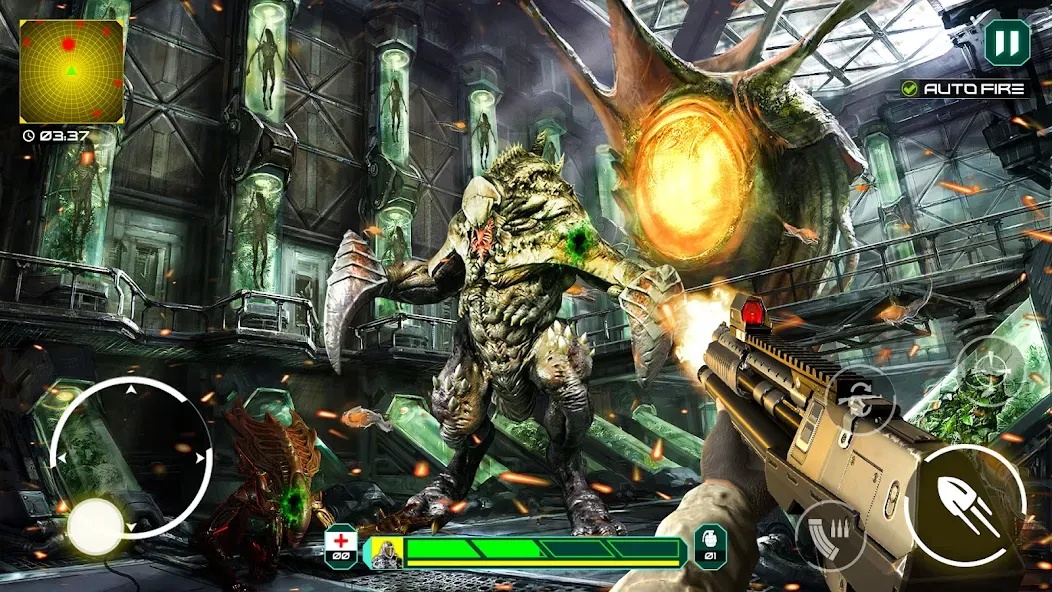 Скачать Alien - Dead Space Alien Games — Безлимитные ресурсы и оружие — скриншот 3