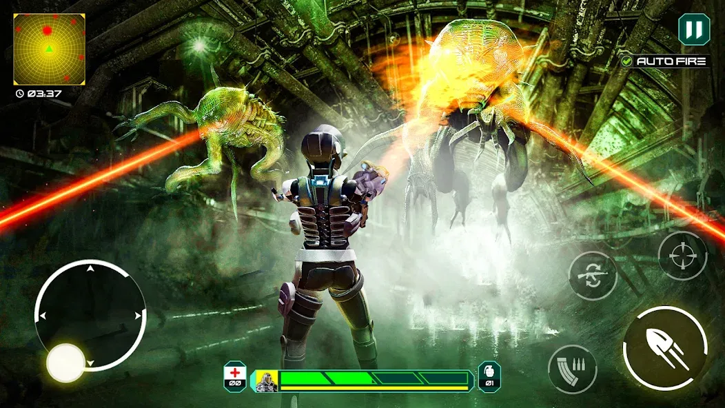 Скачать Alien - Dead Space Alien Games — Безлимитные ресурсы и оружие — скриншот 4