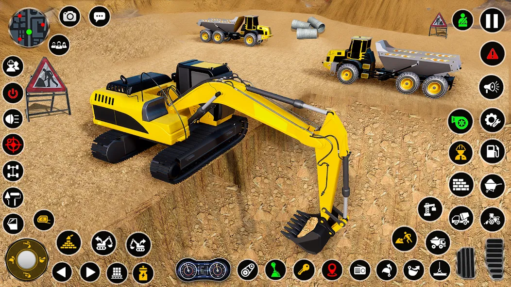 Construction Dump Truck Game — Взломанная версия (Безлимитные деньги и топливо) — скриншот 1