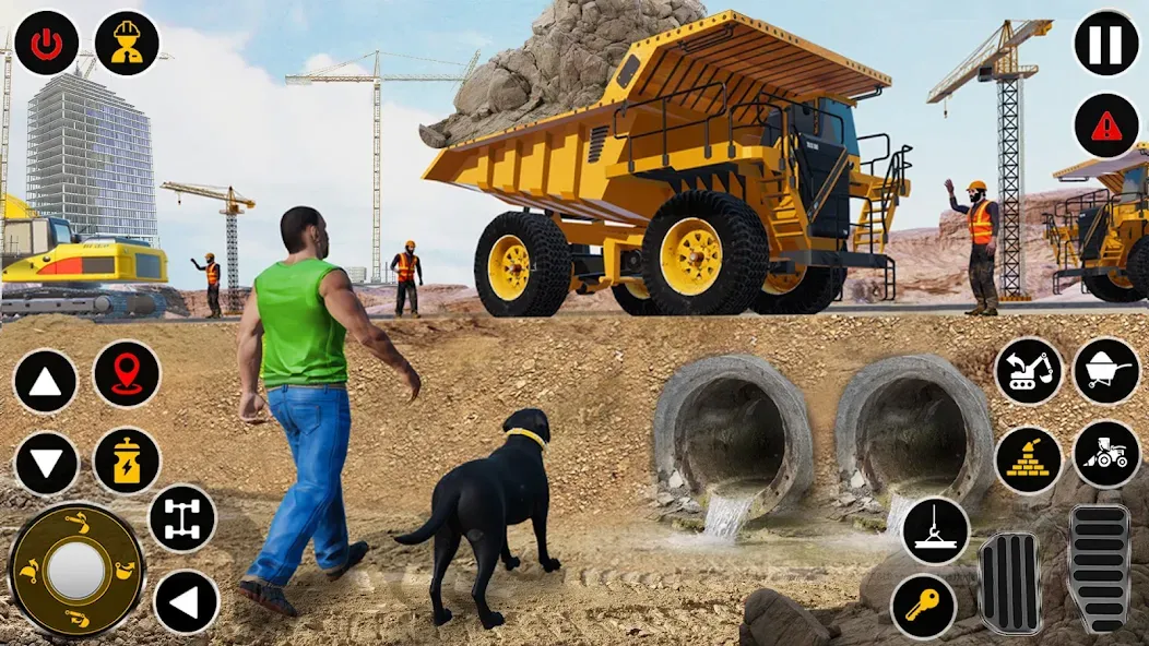 Construction Dump Truck Game — Взломанная версия (Безлимитные деньги и топливо) — скриншот 3