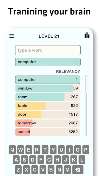 Взлом Contexto - Similar Word — Подсказки и безлимитные попытки — скриншот 4
