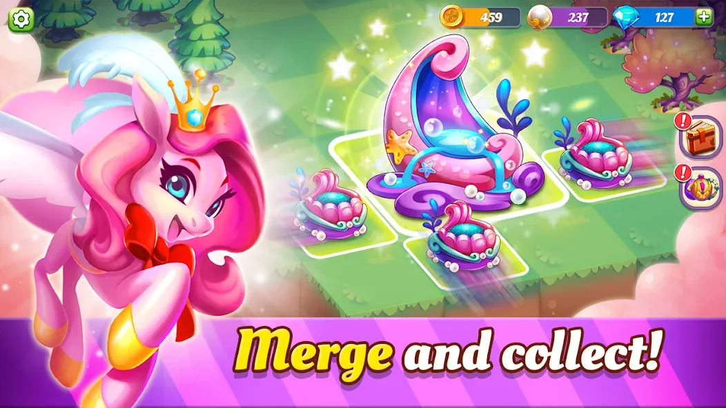 Скачать взлом Wonder Merge - Match 3 Puzzle на Андроид — Безлимитные монеты и жизни — скриншот 1
