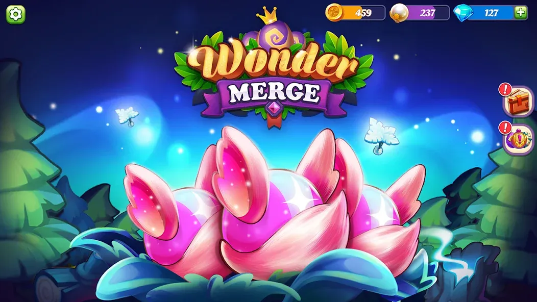 Скачать взлом Wonder Merge - Match 3 Puzzle на Андроид — Безлимитные монеты и жизни — скриншот 3