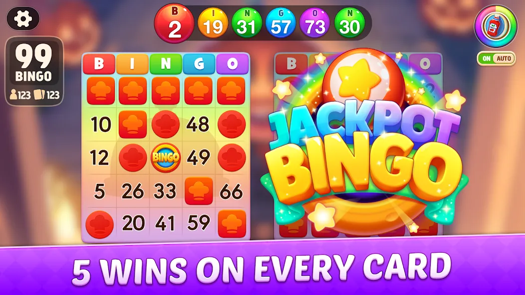 Скачать Bingo Frenzy®-Live Bingo Games — Последняя версия (Безлимитные билеты и бонусы) — скриншот 1