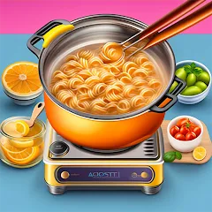 Скачать взломанную Cooking Taste Restaurant Games — Безлимитные монеты и все блюда
