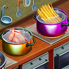 Взломанная Cooking Team: Restaurant Games на Андроид — Безлимитные монеты и энергия