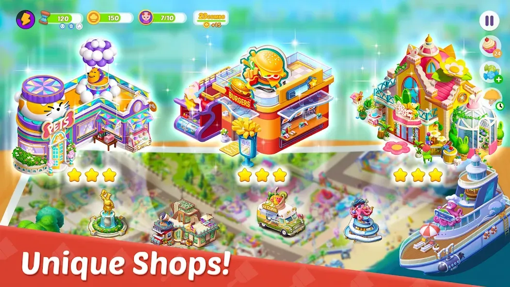 Скачать Cooking Town - Restaurant Game на Android — Безлимитные монеты и все рецепты — скриншот 5
