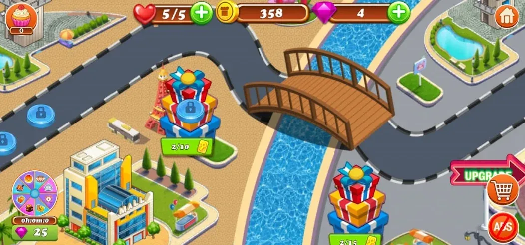 Food Game Crazy Super Chef — Мод: Безлимитные деньги и открыты все рецепты — скриншот 5
