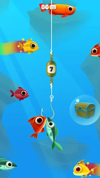 Go Fishing - by Coolmath Games MOD APK — Безлимитные деньги и улов — скриншот 1