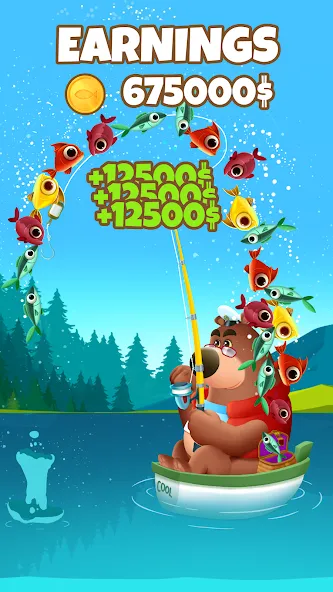 Go Fishing - by Coolmath Games MOD APK — Безлимитные деньги и улов — скриншот 2