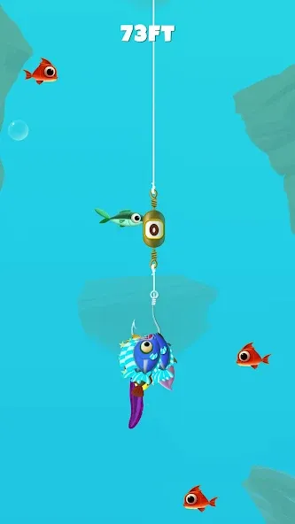 Go Fishing - by Coolmath Games MOD APK — Безлимитные деньги и улов — скриншот 3