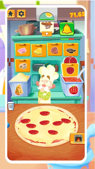 Скачать Pizza Maker - Cooking Games — Безлимитные деньги и все рецепты — скриншот 2