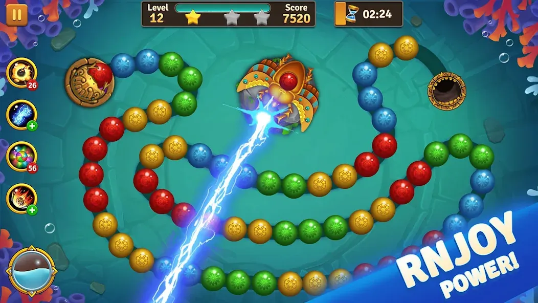 Jungle Marble Blast MOD APK — Безлимитные монеты и открыты все уровни — скриншот 4 Jungle Marble Blast MOD APK — Безлимитные монеты и открыты все уровни — скриншот 4