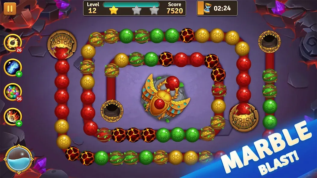Jungle Marble Blast MOD APK — Безлимитные монеты и открыты все уровни — скриншот 5 Jungle Marble Blast MOD APK — Безлимитные монеты и открыты все уровни — скриншот 5