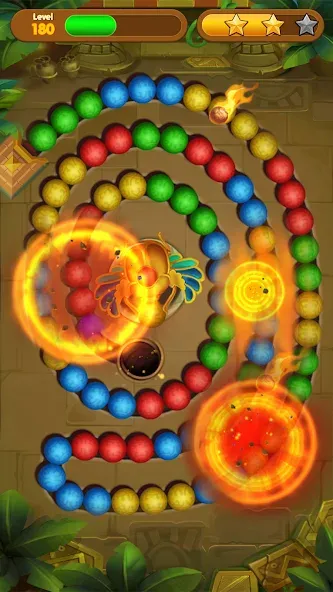 Скачать Marble Shoot Blast (Мод: Безлимитные жизни и усиленные бонусы) на Андроид — скриншот 1