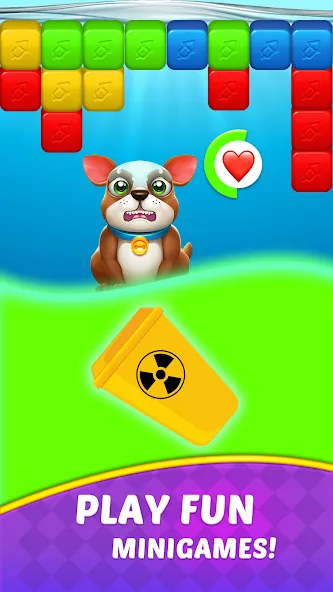 Скачать Cube Blast Journey: Toon & Toy с модом — Безлимитные монеты и все уровни — скриншот 2
