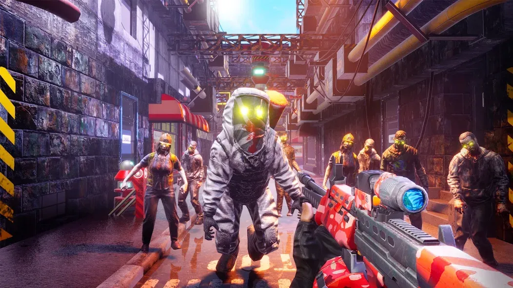 Скачать Zombie Fire 3D: Offline Game — Безлимитные монеты и патроны — скриншот 3