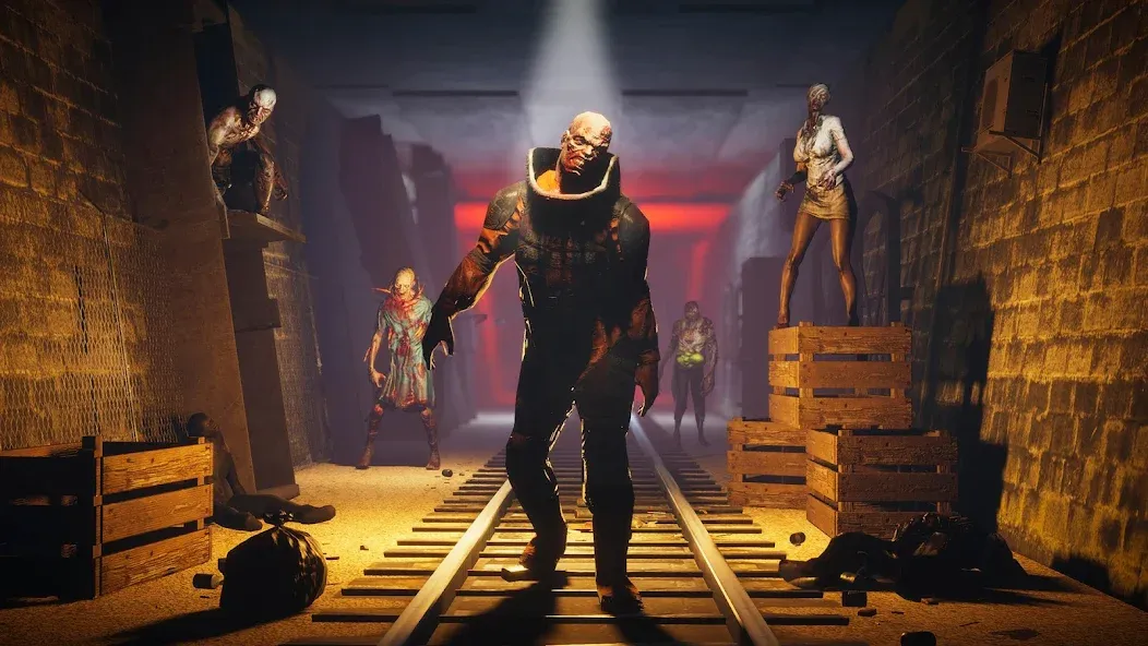 Скачать Zombie Fire 3D: Offline Game — Безлимитные монеты и патроны — скриншот 4