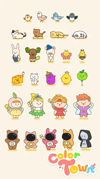 Взломанная Color Town: My Lovely World на Андроид — Безлимитные монеты и открыты предметы — скриншот 2 Взломанная Color Town: My Lovely World на Андроид — Безлимитные монеты и открыты предметы — скриншот 2