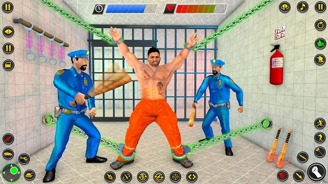 Взломанная Grand Jail Prison: Escape Game на Андроид — Побег из тюрьмы без ограничений — скриншот 3