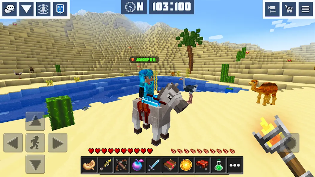 Block Craft World:Planet Craft на Андроид — Неограниченные ресурсы и открытые возможности — скриншот 1