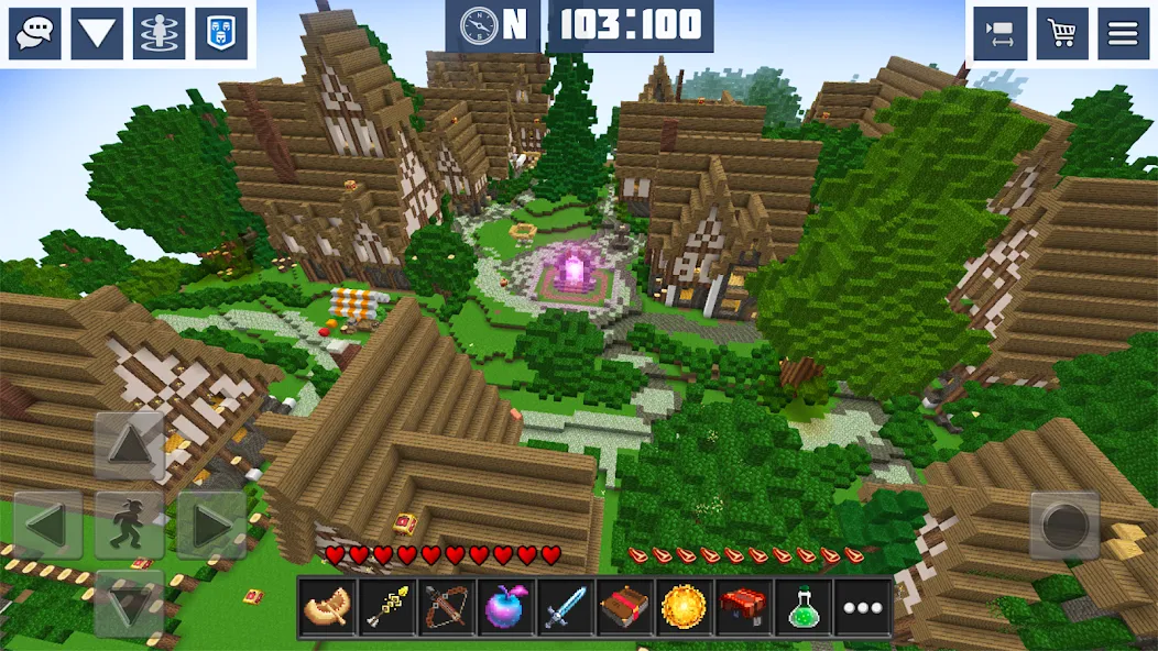 Block Craft World:Planet Craft на Андроид — Неограниченные ресурсы и открытые возможности — скриншот 2