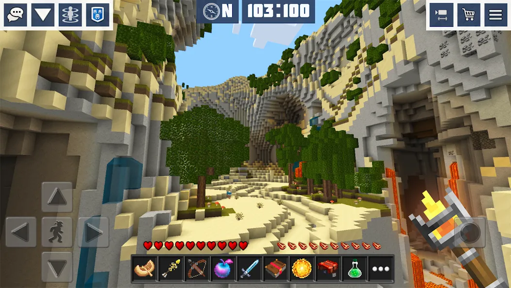 Block Craft World:Planet Craft на Андроид — Неограниченные ресурсы и открытые возможности — скриншот 4