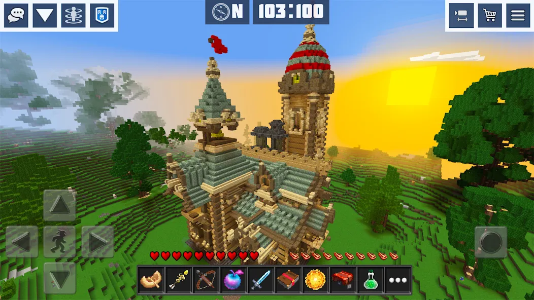 Block Craft World:Planet Craft на Андроид — Неограниченные ресурсы и открытые возможности — скриншот 5